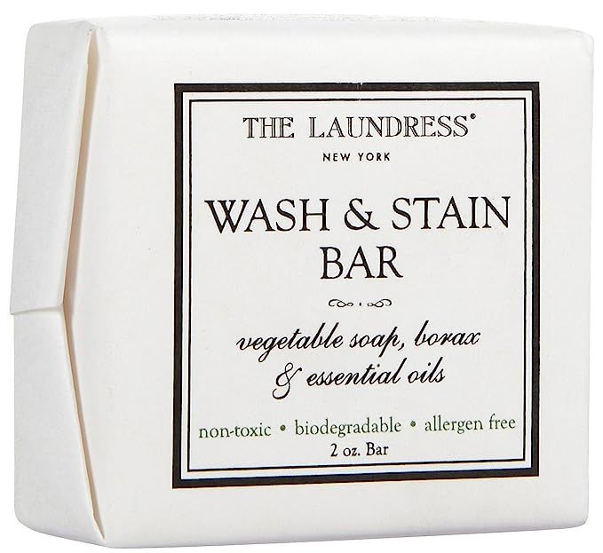 The Laundress - Wash & Stain Bar, Vegetable Soap, Borax & Essential Oils, Laundry Soap Bar and St... | Amazon (US)