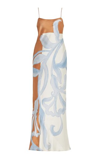 Sorrento Printed Silk Maxi Slip Dress | Moda Operandi (Global)