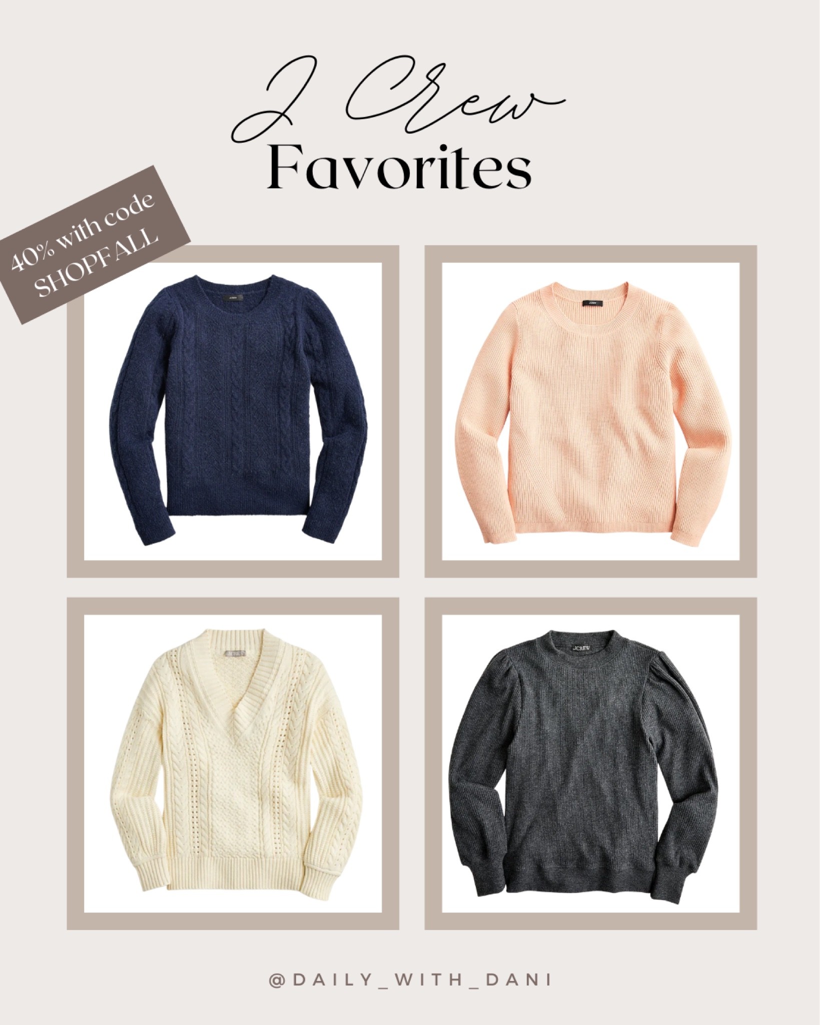 @jcrew fall fashion finds. Sweaters cashmere. Warm tops for women. Sale alert  

#LTKsalealert #LTKstyletip #LTKunder100