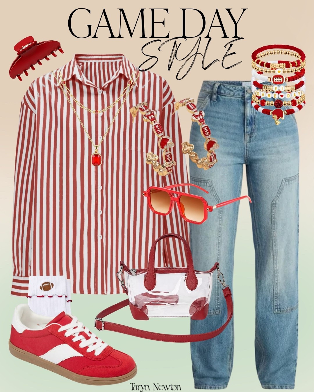 Game day outfit inspo 🏈 Go red ❤️

#LTKU #LTKStyleTip #LTKSeasonal