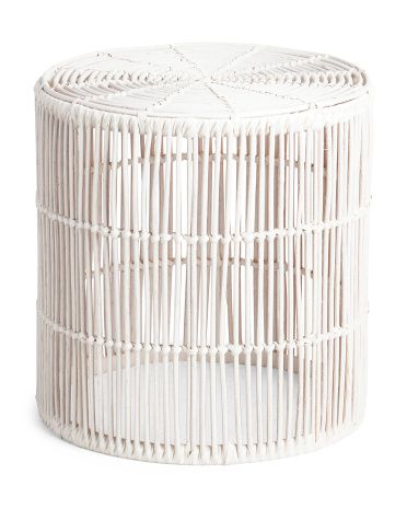 21in Woven Rattan Basket | TJ Maxx