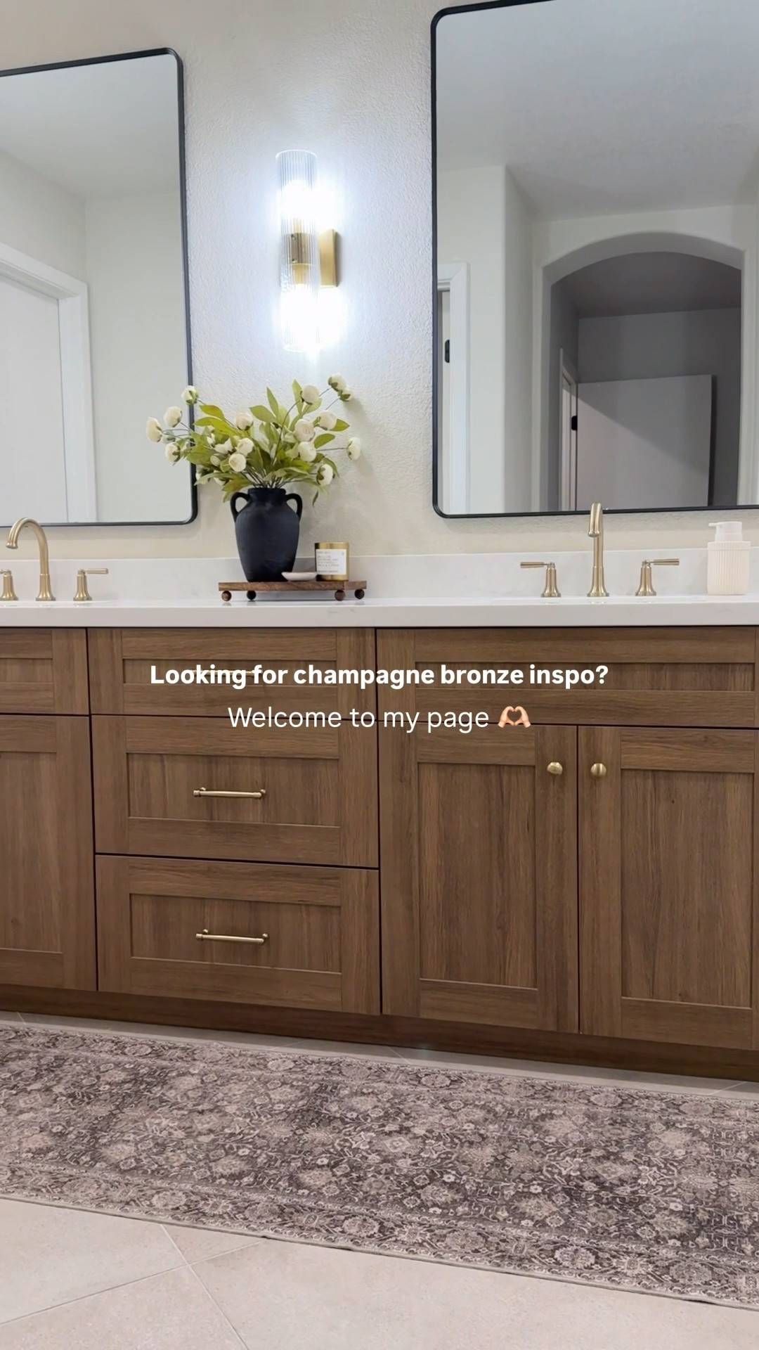 I’ve found all the best champagne bronze finishes to match Delta’s champagne bronze! From cabinet hardware, light fixtures, faucets, shower curtain rods, shower hooks, bath accessories, and more!

#LTKHome #LTKSaleAlert
