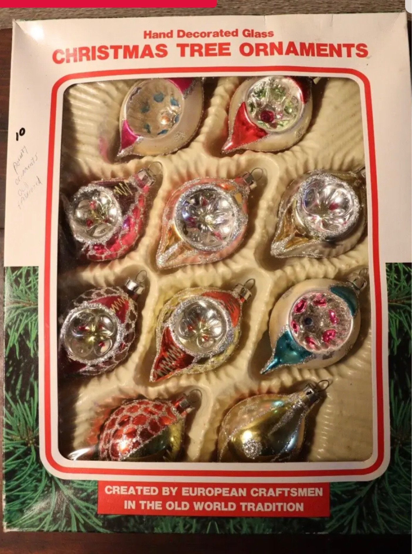 Vintage indent Christmas ornaments 

#LTKHoliday #LTKSeasonal #LTKHolidaySale