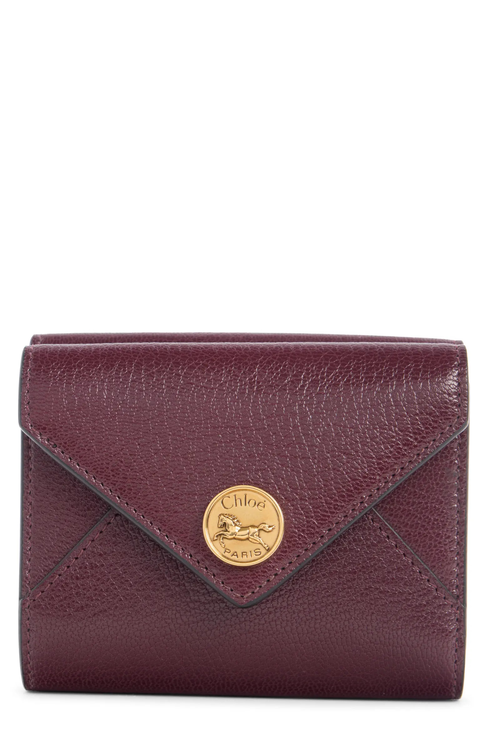 Chloé Leather Envelope Trifold Wallet (Women) | Nordstrom | Nordstrom