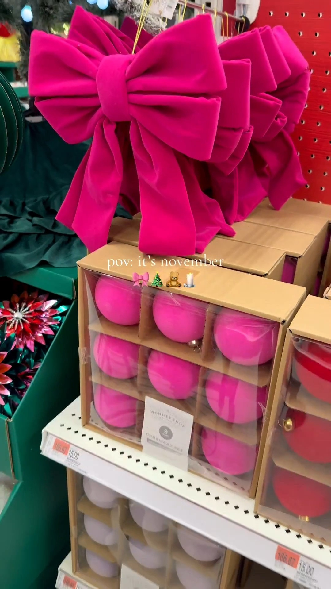 Holidays at target😍

#target #christmas #christmasdecor #homedecor #festive #christmasbow #ornaments

#LTKSeasonal #LTKHoliday #LTKHome