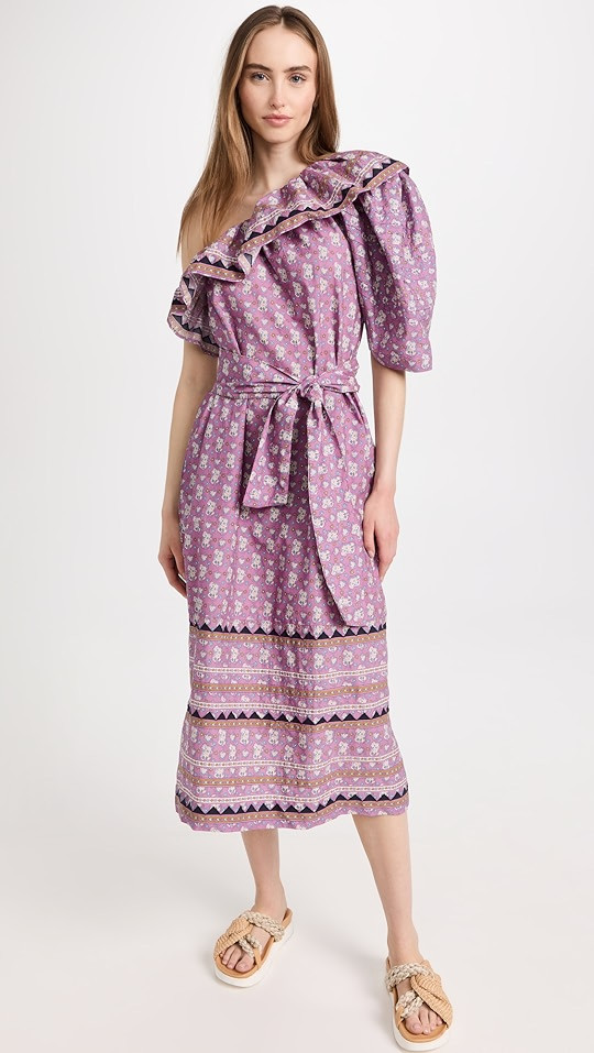 Perry Border One Shoulder Dress | Shopbop