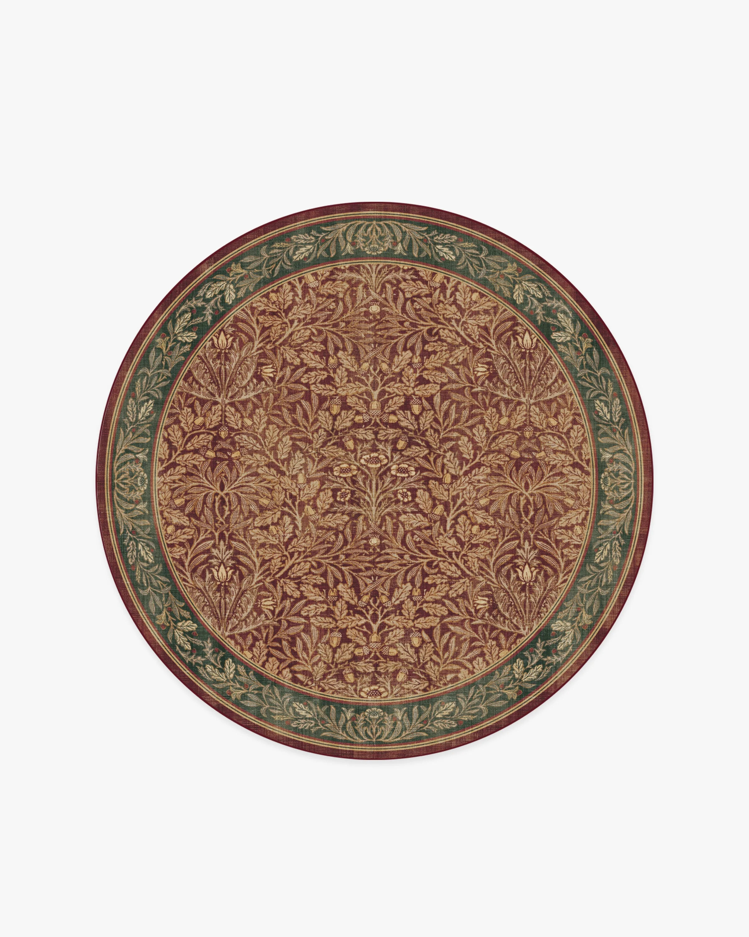 Morris & Co. Acorn Amber Red Tufted Rug | Ruggable