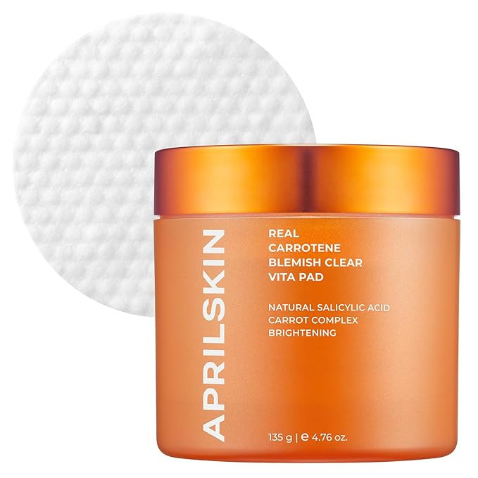 APRILSKIN Carrotene Clarifying Pads | Oily, sensitive, acne-prone skin | Vegan, Cruelty-Free, exf... | Amazon (US)