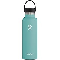 Hydro Flask Standard Mouth Flex Cap Bottle - Stainless Steel Reusable Water Bottle - Vacuum Insulate | Amazon (US)