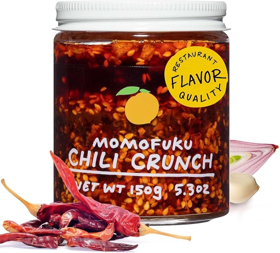 Momofuku Chili Crunch by David Chang, (5.3 Ounces), Chili Oil with Crunchy Garlic and Shallots, S... | Amazon (US)