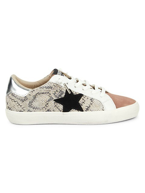 Snake-Print Mixed-Media Sneakers | Saks Fifth Avenue OFF 5TH
