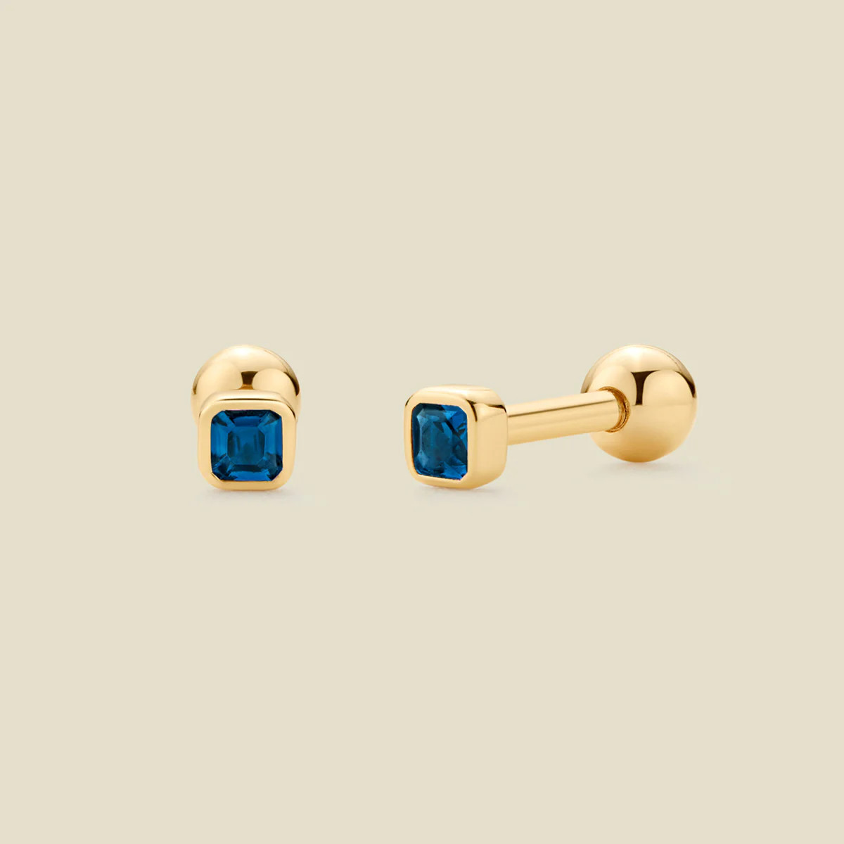 September Birthstone Stud Earrings | Made By Mary | Made by Mary (US)