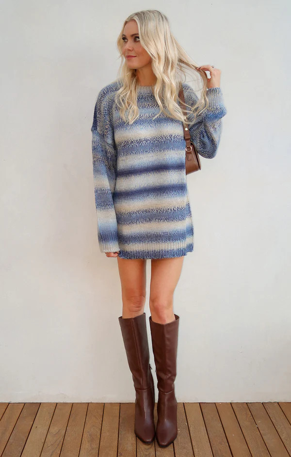 Canyon Tunic Sweater ~ Midnight Blue Knit | Show Me Your Mumu
