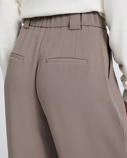 High Waisted Relaxed Trouser | Express
