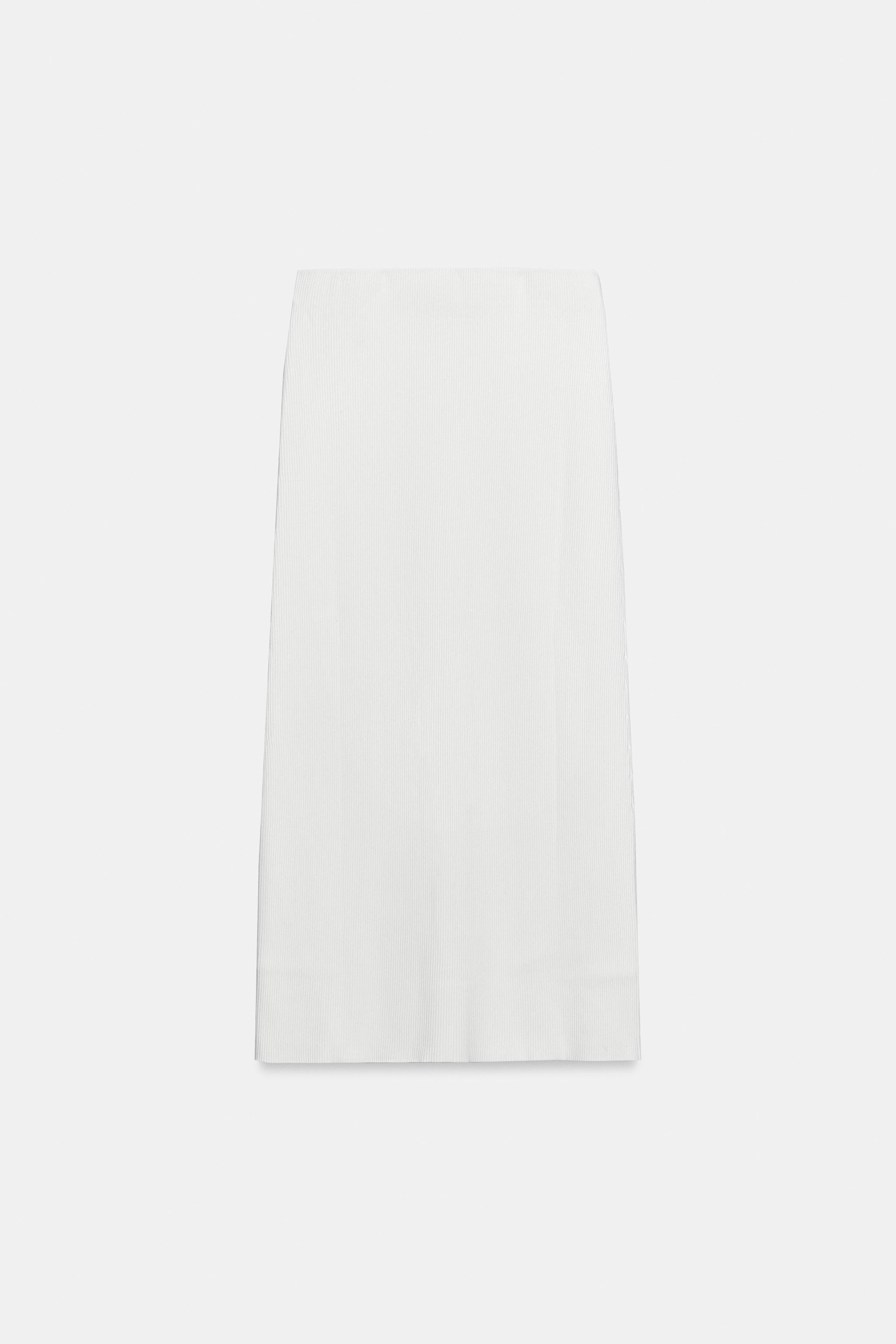 ZW COLLECTION LAYERED MIDI SKIRT | Zara US