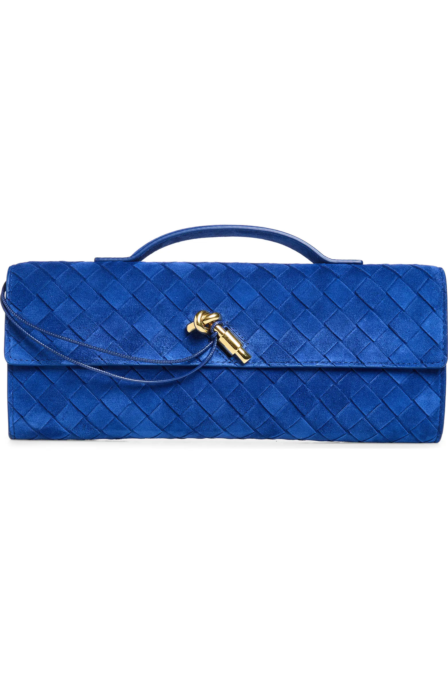 Bottega Veneta Long Andiamo Intrecciato Suede Clutch (Women) | Nordstrom | Nordstrom