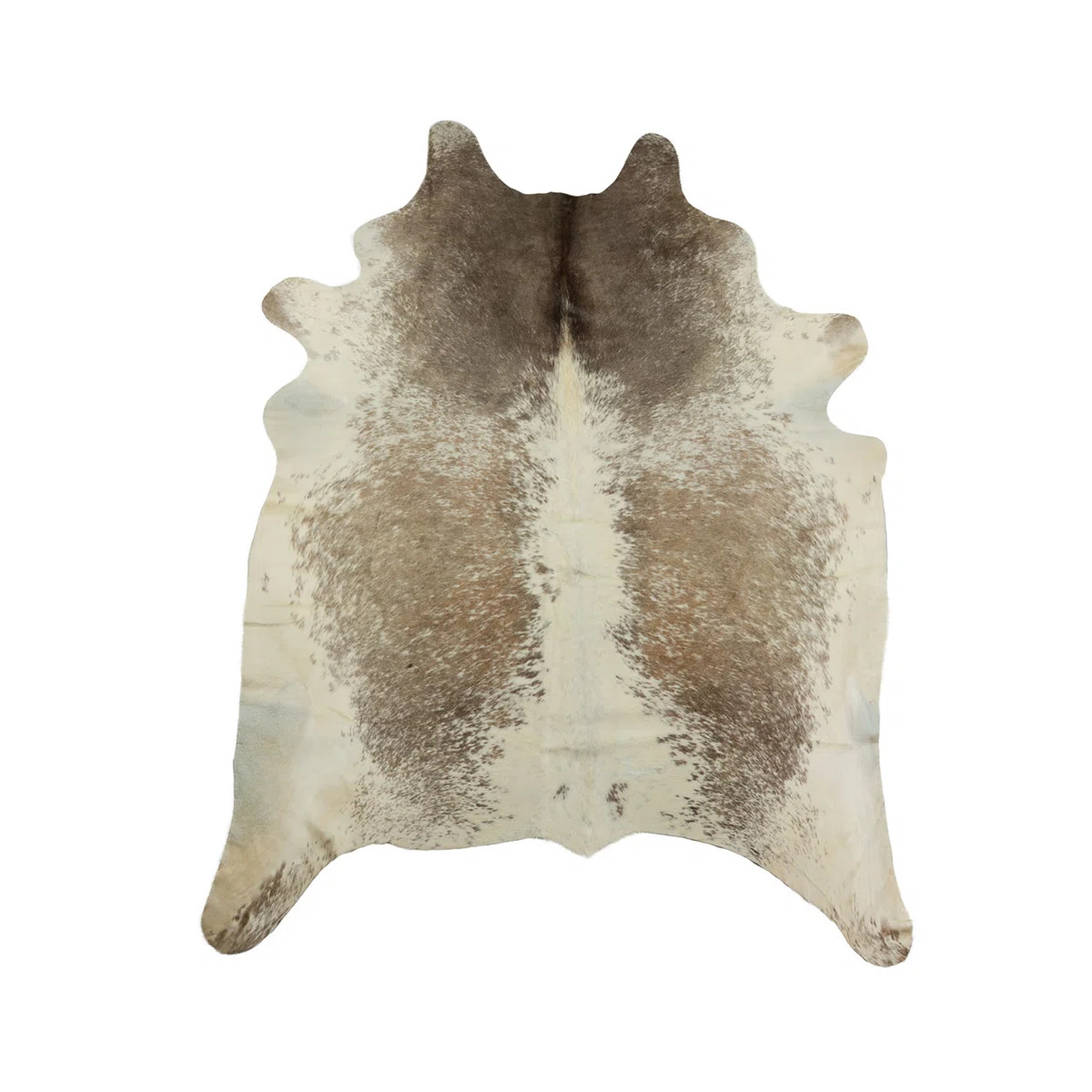 6' X 7' Brown and White Cowhide Hand Knotted Area Rug | Wayfair North America