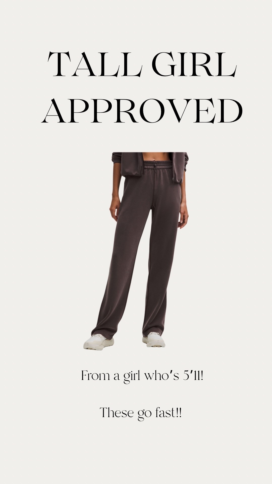 These sold out so fast a few weeks ago! Love them and they fit perfect for us tall girls. I got an 8 tall! 

#tallgirlapproved #tallgirl #lululemon 

#LTKActive