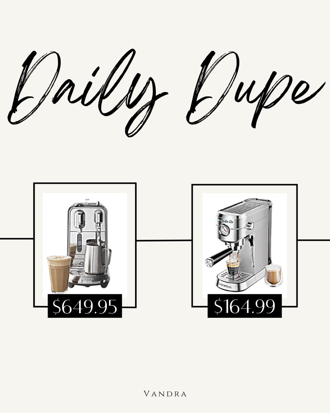 Breville nespresso dupe

Daily dupe
Daily dupes
Espresso machine dupes
Espresso machine dupe
 Nespresso dupe
Nespresso machine dupes
Affordable espresso machine
Affordable espresso machines
Espresso machines under $200
Breville espresso machine dupe
Stainless steel espresso machines 
Nespresso lookalikes
Breville lookalikes
Breville espresso machine
Nespresso machine
Espresso machines
Breville
Amazon espresso machines
Amazon sale
Amazon favorites 
Amazon 
Williams Sonoma
Williams Sonoma sale
Kitchen favorites 
Kitchen picks
Kitchen finds
Kitchen
Home favorites 
Home 
Home favorites 
Home picks
Home finds
Breakfast
Coffee makers
Espresso
Coffee
Refresh your kitchen
Interior
Kitchen must haves
Kitchen must-haves
Fall home
Fall home favorites 
Coffee maker
Daily posts
Entertaining 
Splurge worthy
Splurge gifts
Best espresso machines
Wedding gift
Wedding gifts 
Wedding gift ideas
Wedding gift inspo
Gifts for everyone 
Gifts for women
Gifts for her
Gifts for mom
Gifts for dad
Gifts for daughter 
Gifts for son
Gifts for men
Gifts for him
Gift guide for women
Gift guide for men
Gifts for the family
Family gifts
Amazon espresso machines
Amazon kitchen
Amazon 
#LTKstyletip
#LTKCyberweek
 


#LTKGiftGuide #LTKsalealert #LTKhome