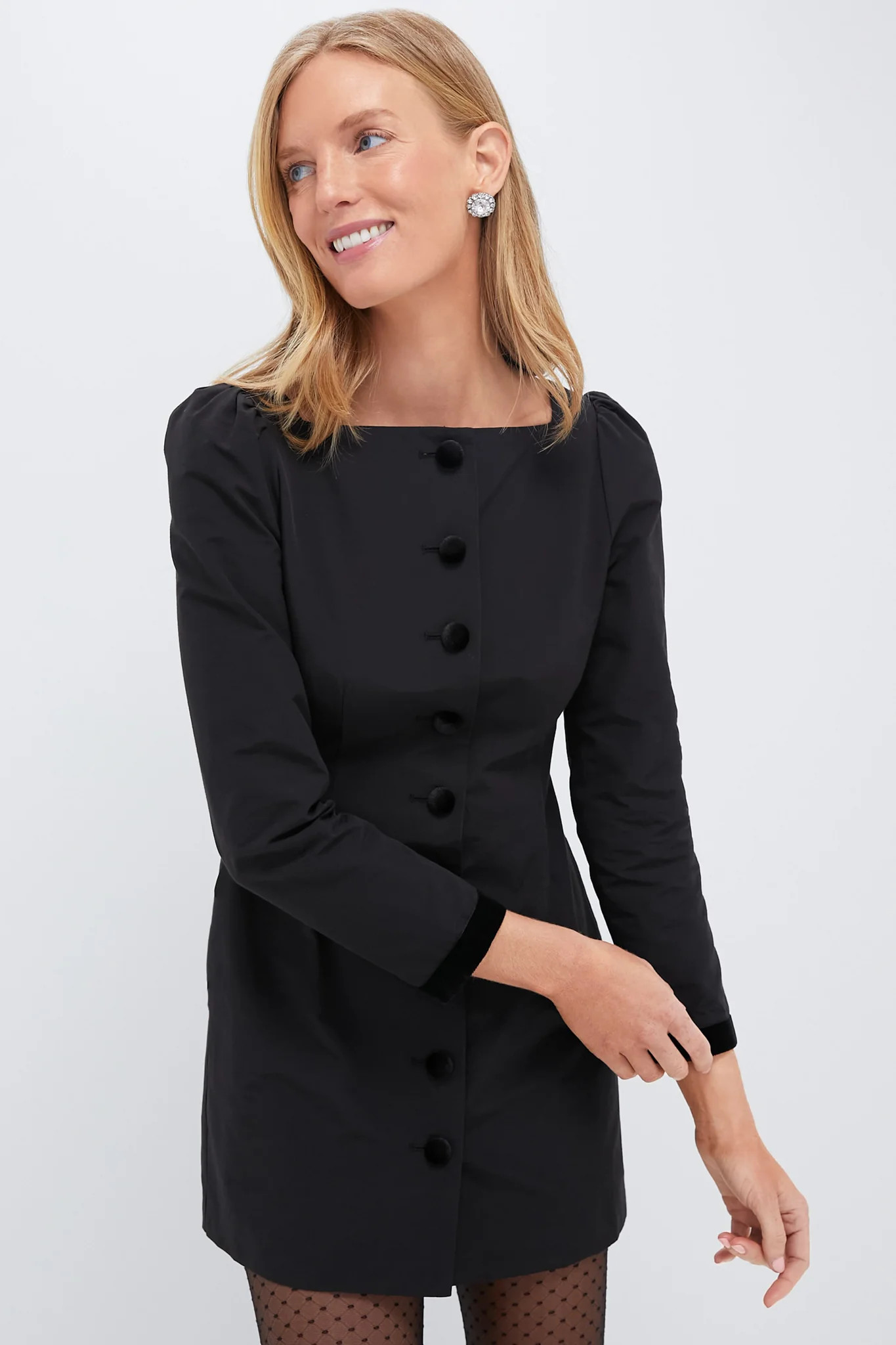 Black Antoinette Mini Dress | Tuckernuck (US)