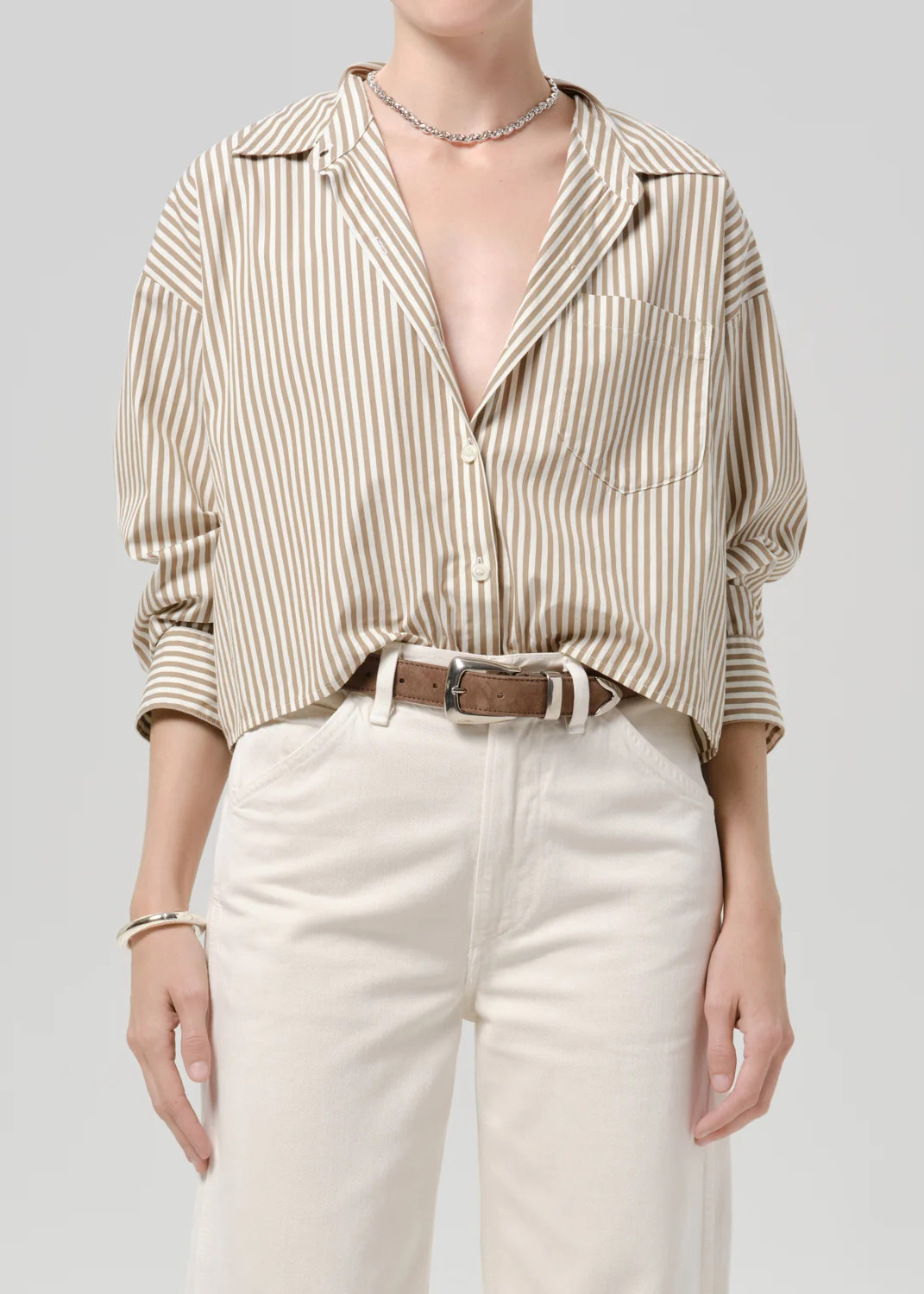 Petit Ami Shirt in Sandatlas Stripe | Citizens of Humanity