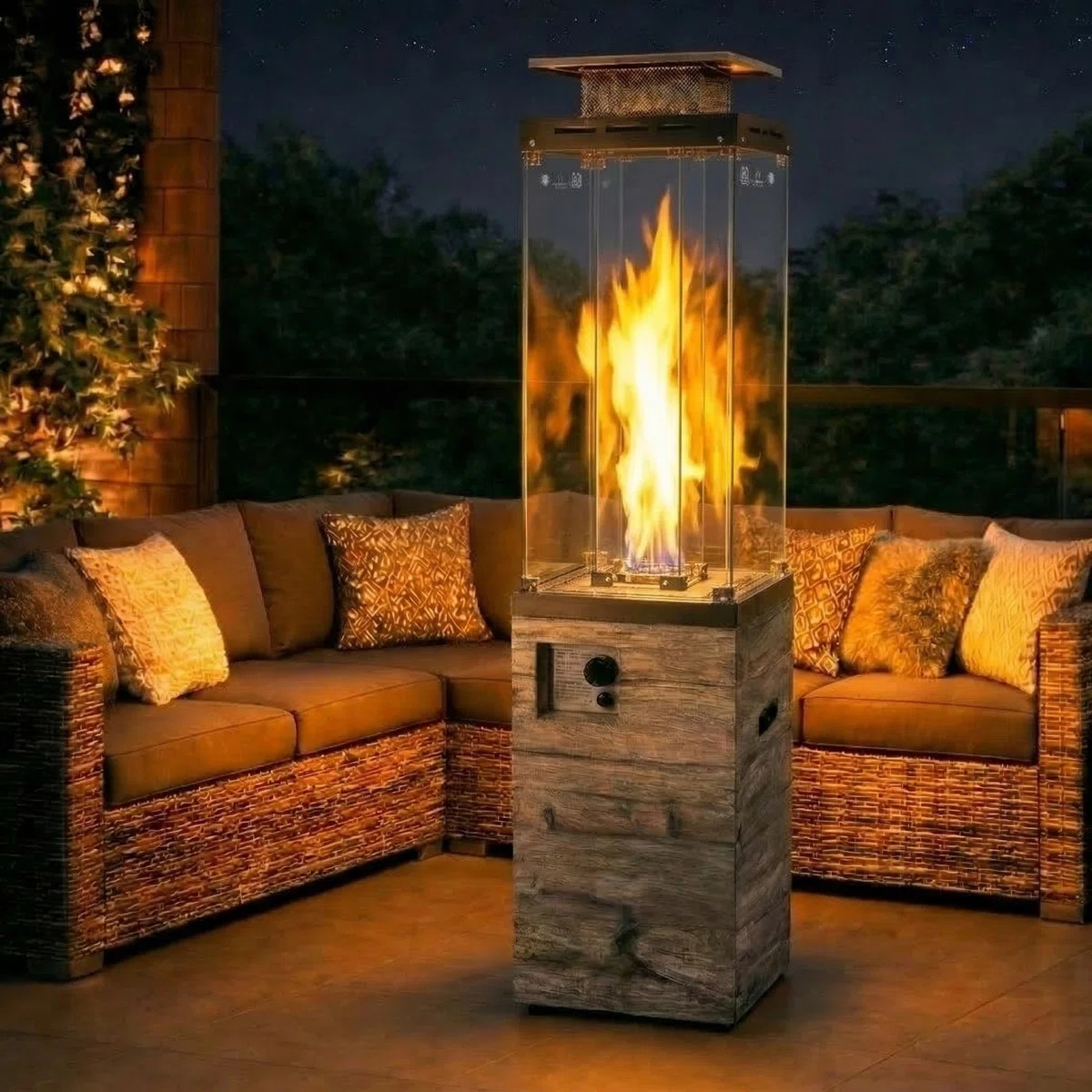 41000 Propane Standing Patio Heater | Wayfair North America