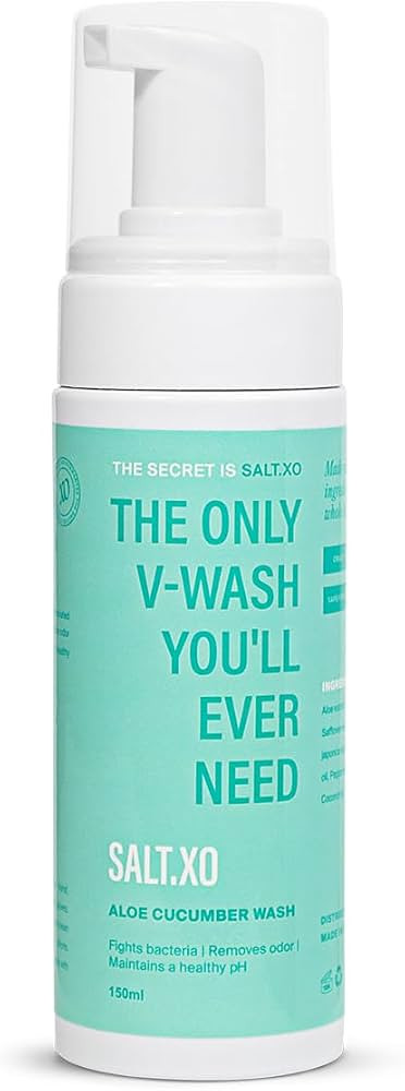 Amazon.com: SALT.XO Foaming Yoni Wash, Daily Soothing Aloe and Cucumber pH Balancing Feminine Was... | Amazon (US)