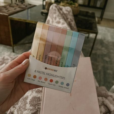 Love these highlighters for reading because they don’t bleed through. And the prettiest shades, comes in four different color packs. 🖊️

#LTKSeasonal #LTKfindsunder50 #LTKhome