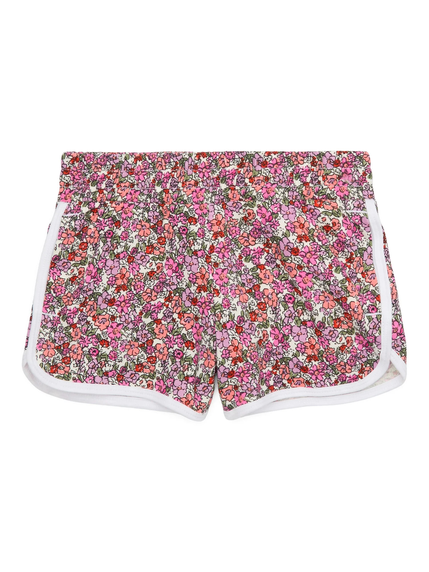 Wonder Nation Girls Knit Dolphin Shorts, Sizes 4-18 & Plus | Walmart (US)