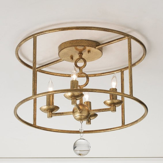 Modern Cage Ceiling Chandelier | Shades of Light