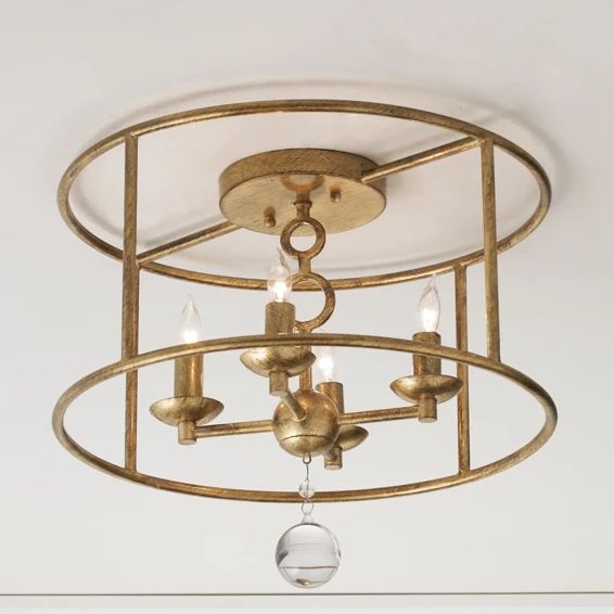 Modern Cage Ceiling Chandelier | Shades of Light