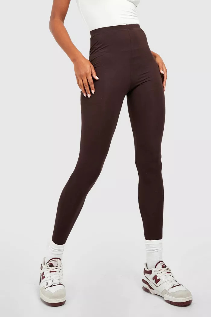 Tall High Waisted Basic Leggings | Boohoo.com (UK & IE)