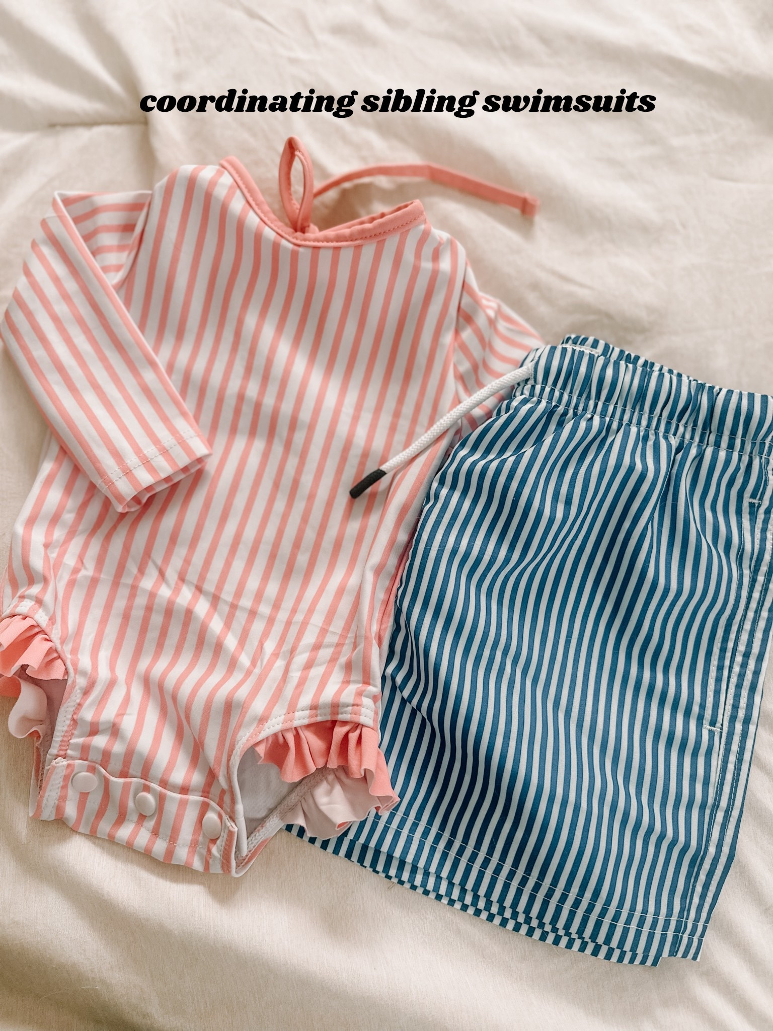 The cutest sibling coordinating swimsuits 🥹🩵🎀 

#LTKFamily #LTKSummerEdit #LTKBaby