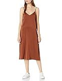 Amazon.com: The Drop Women's Ana Silky V-Neck Midi Slip Dress, Leopard Print, M : Clothing, Shoes... | Amazon (US)