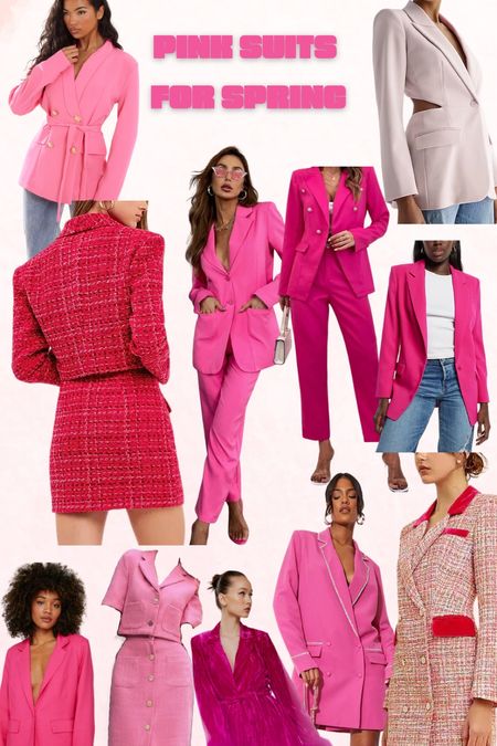 Love a pink suit. Check out these from my favorite stores. 

#LTKSeasonal #LTKstyletip #LTKFind