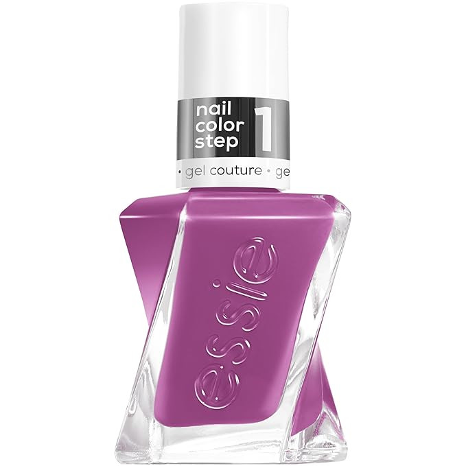 essie Gel Couture Nail Polish, Long Lasting Purple Nail Polish, Vegan, Strut With It, 0.46 fl oz | Amazon (US)