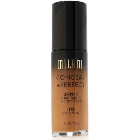 4 Pack - Milani Conceal + Perfect 2-in-1 Foundation Concealer, Golden Tan 1 oz | Walmart (US)