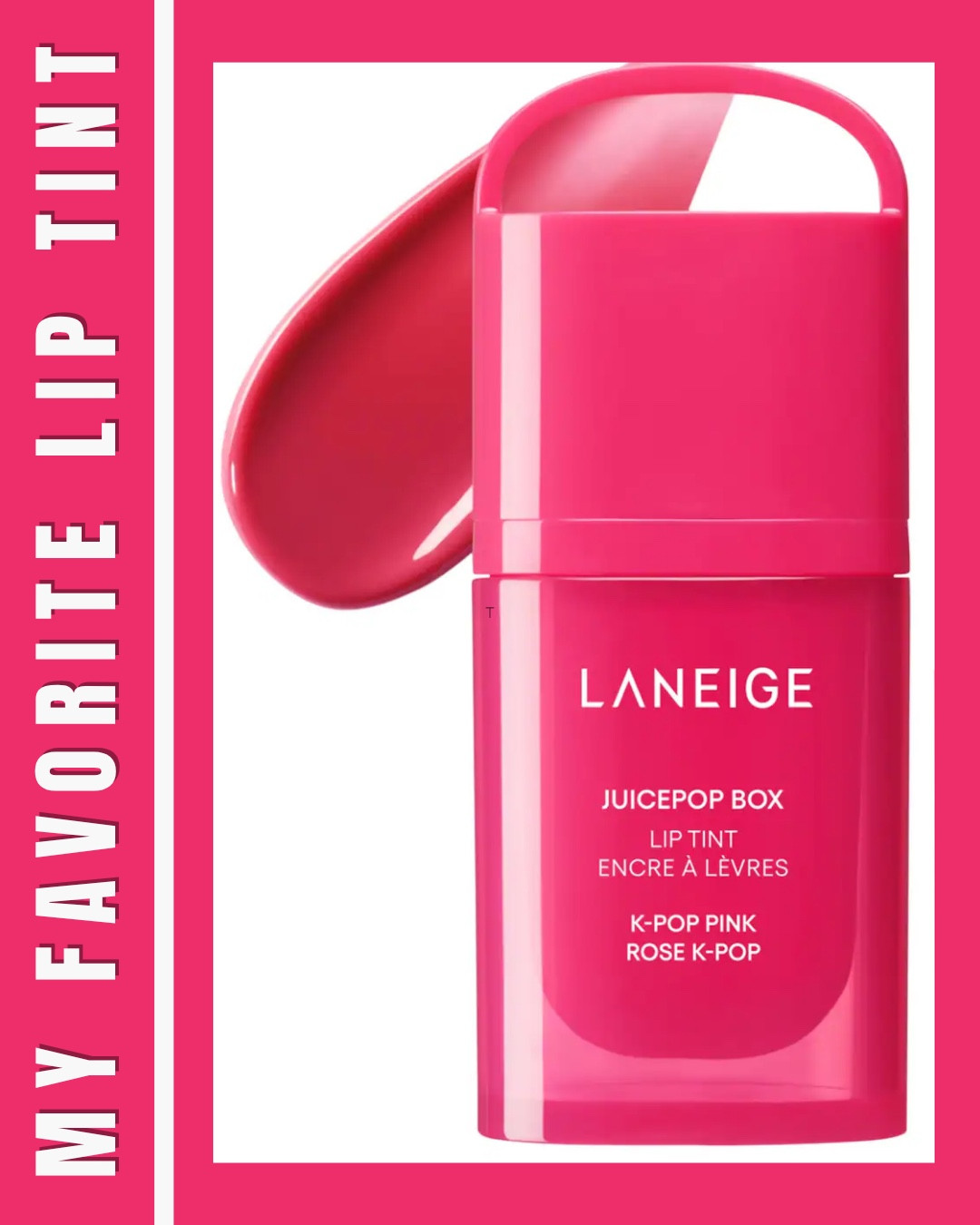 My current lip obsession 💋 This Laneige Juicepop Box Lip Tint in K-Pop Pink is giving me ALL the feels. Juicy color, long-lasting wear, and that glossy finish?? Absolutely unmatched. 

#LTKOver40 #LTKFestival #LTKBeauty