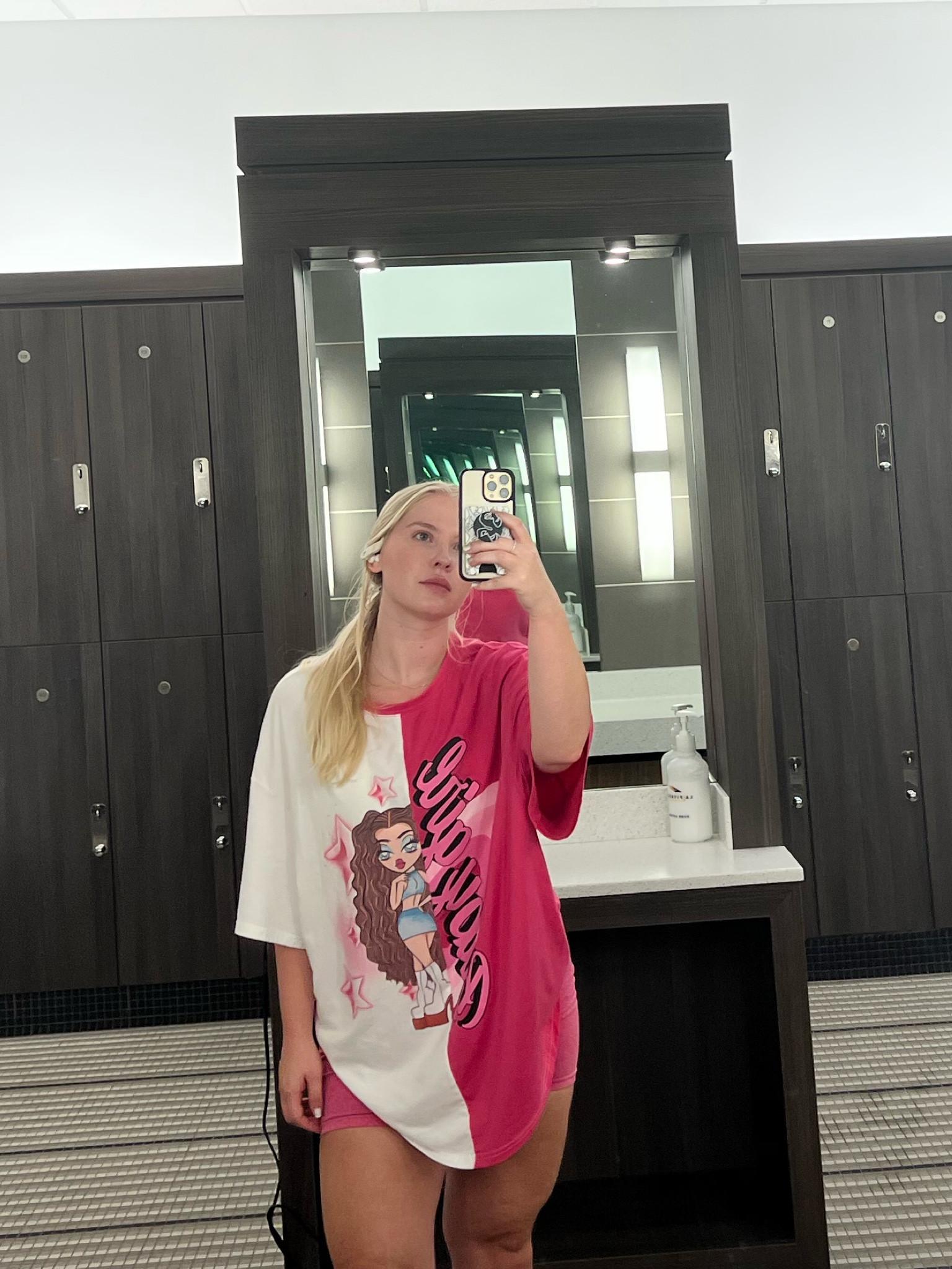  2xl in the shirt + small in shorts!! 

#LTKunder50 #LTKfit #LTKstyletip