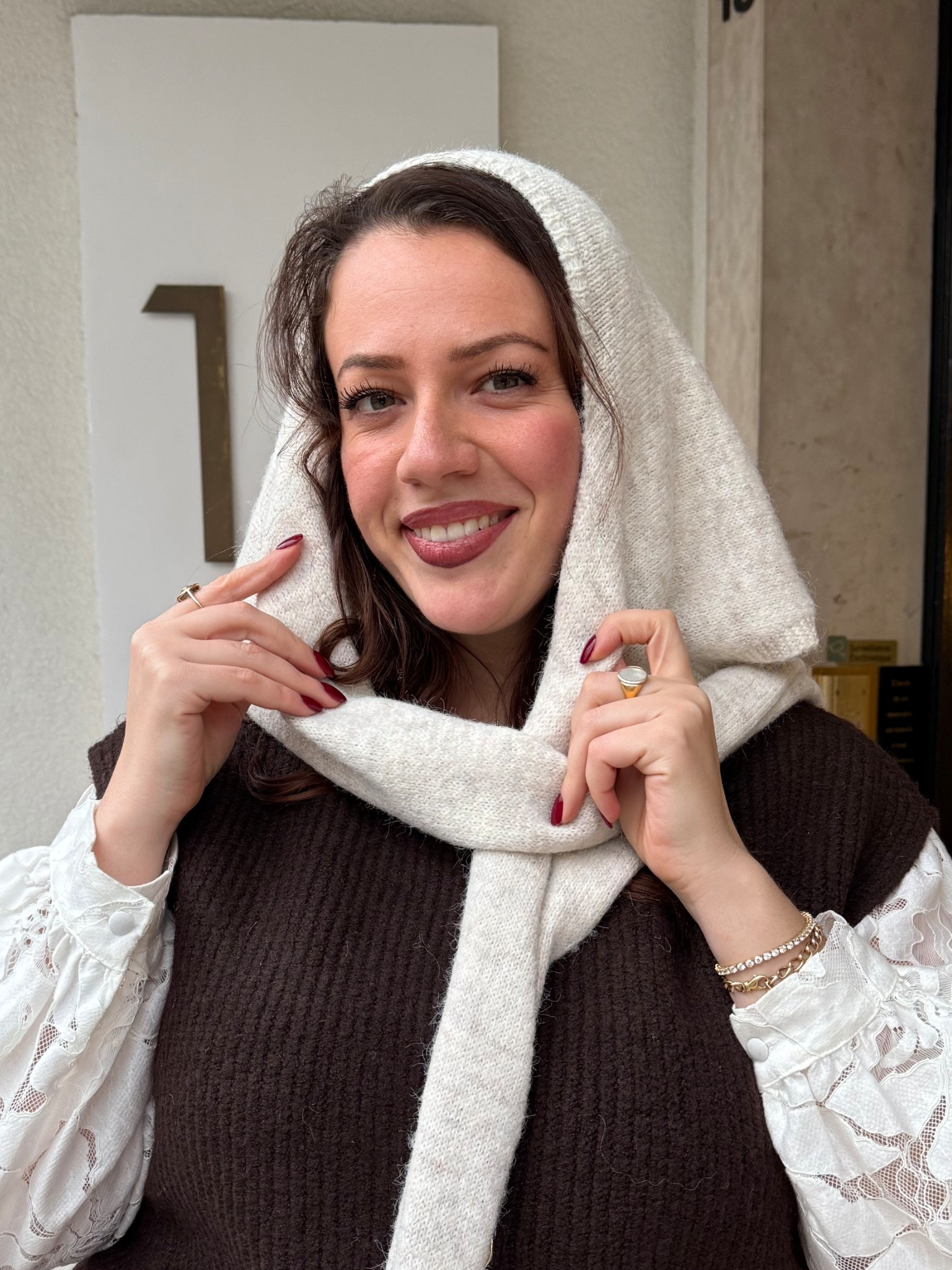 Écharpe / capuche j’en voulais trop une pour cet hiver ! 

#LTKplussize #LTKcurves #LTKmidsize