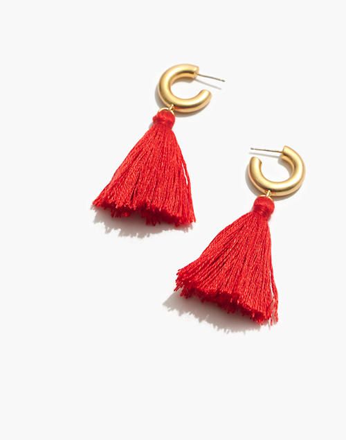 Lantern Tassel Earrings | Madewell