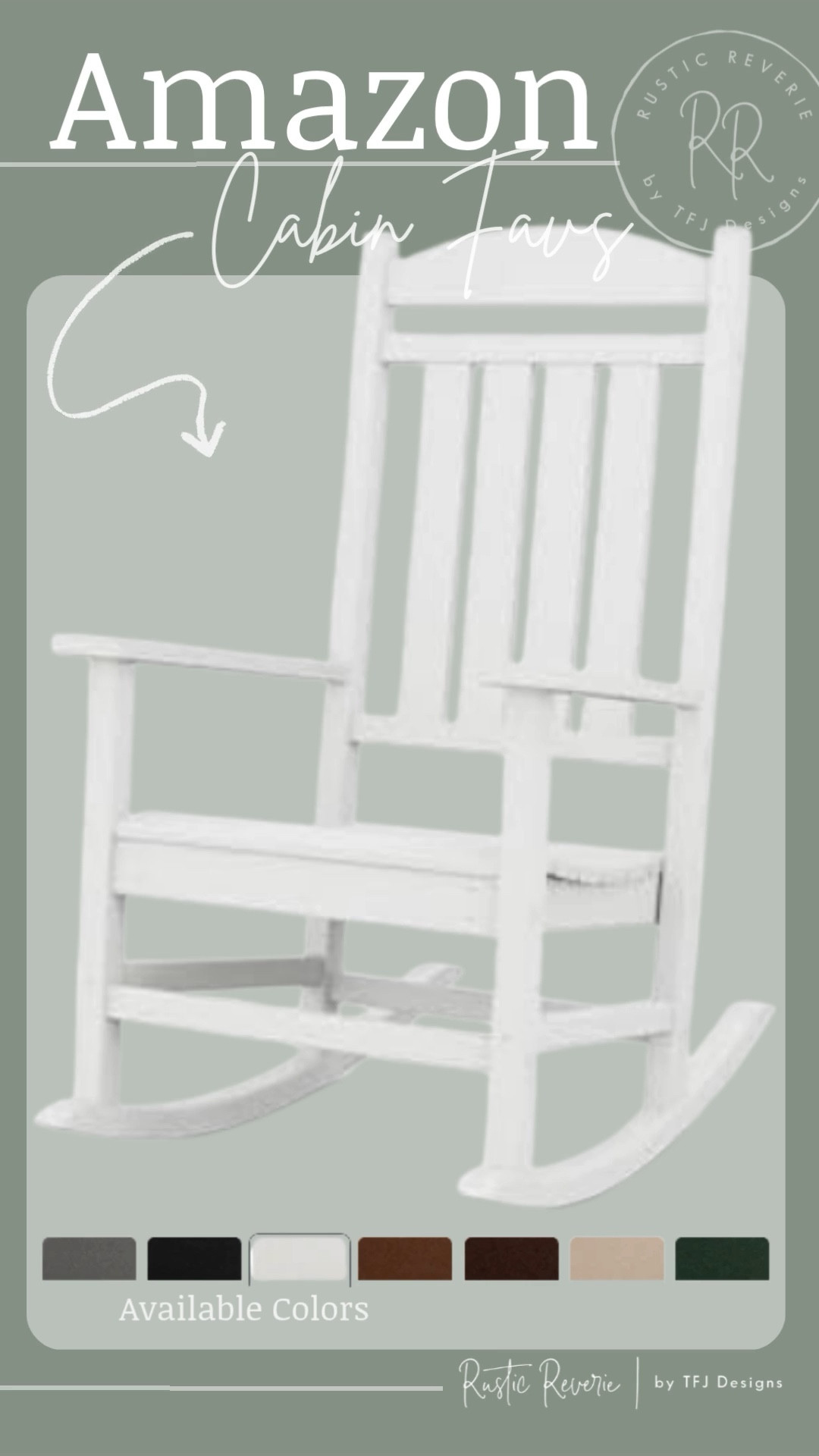 These Polywood Rocking Chairs are perfect for your front porch! They come in lots of color choices too. 🖤

amazon creator favorites wayfair outdoor furniture porch patio cozy cabin cottage cottagecore traditional transitional STR country 

#LTKOver40 #LTKHome