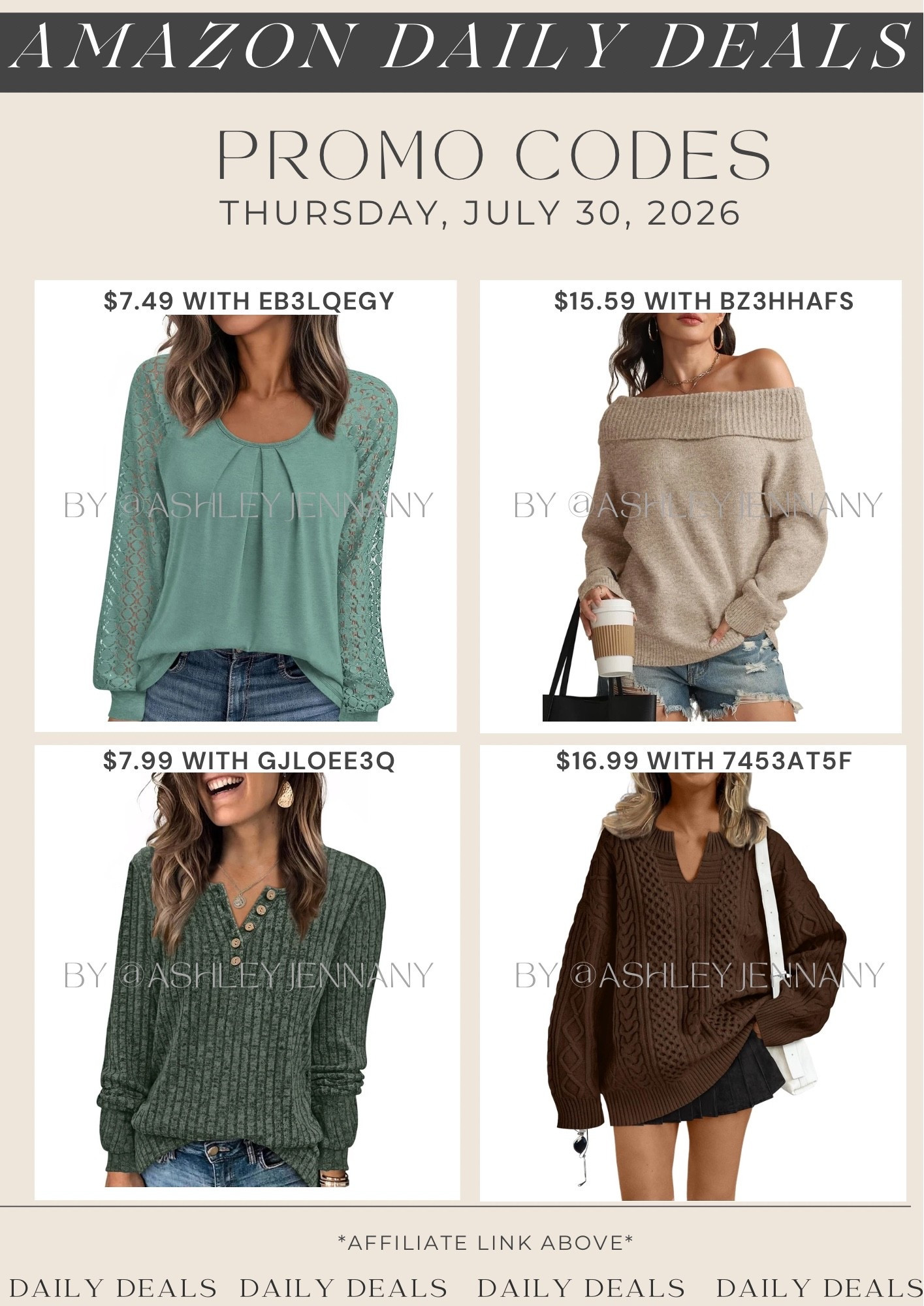 Amazon deals

#LTKSeasonal #LTKMidsize #LTKSaleAlert