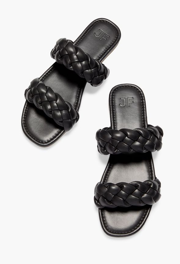 Ari Woven Slide Sandal | JustFab