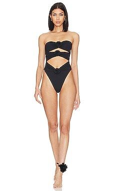 La Reveche Vesna One Piece in Black from Revolve.com | Revolve Clothing (Global)