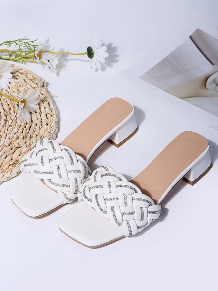 Braided Design Sandal Mules | SHEIN