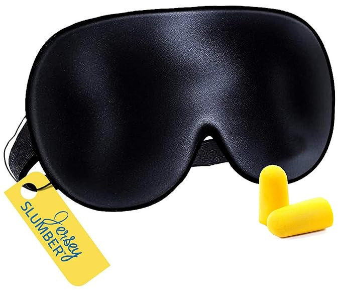 100% Silk Sleep Mask For A Full Night's Sleep | Comfortable & Super Soft Eye Mask With Adjustable... | Amazon (US)