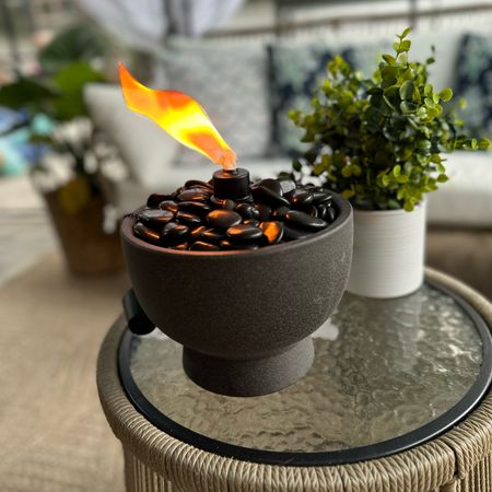 DIY tiki torch planters that look great and keep the bugs away!

#LTKhome #LTKSeasonal