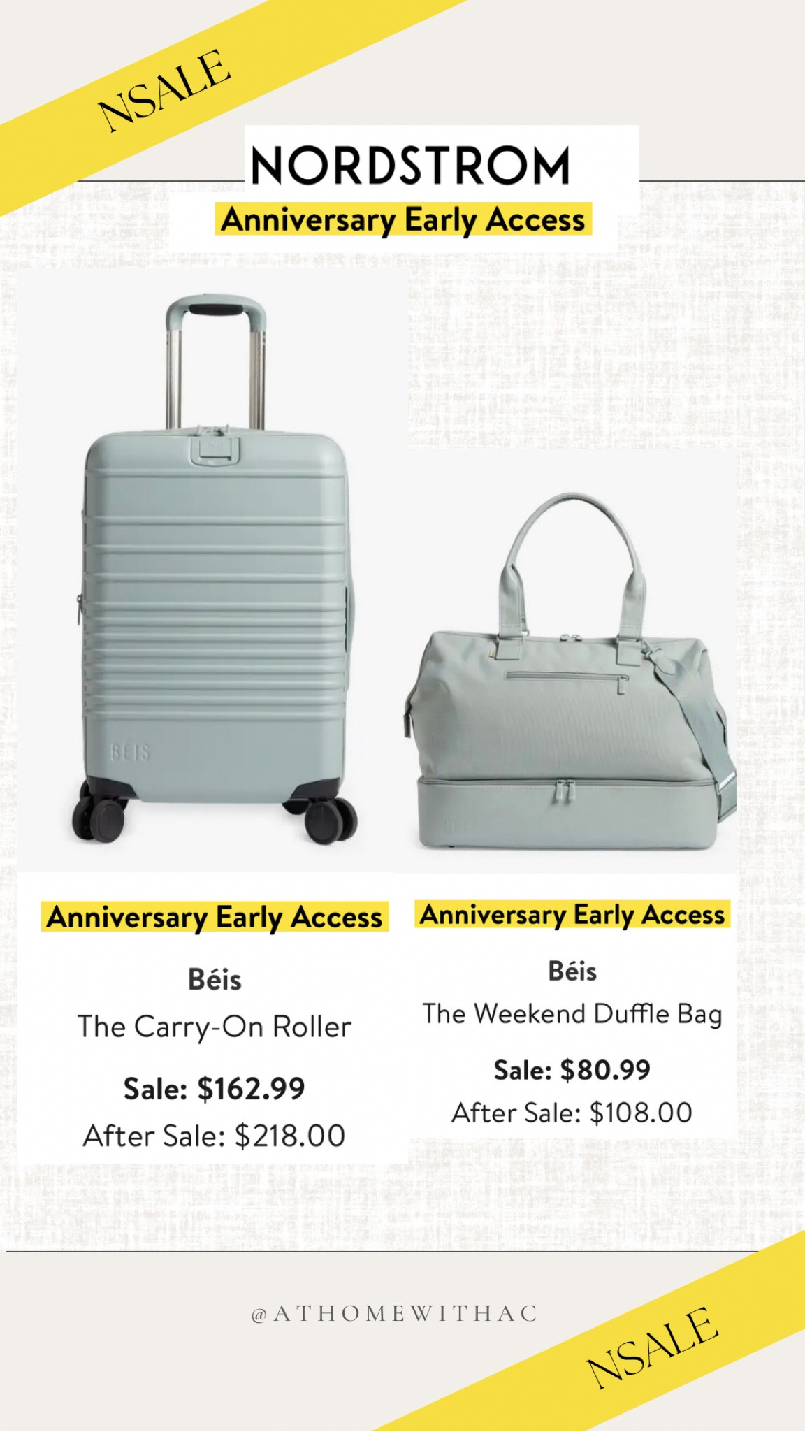 Beis travel luggage 

#LTKfamily #LTKFind #LTKxNSale