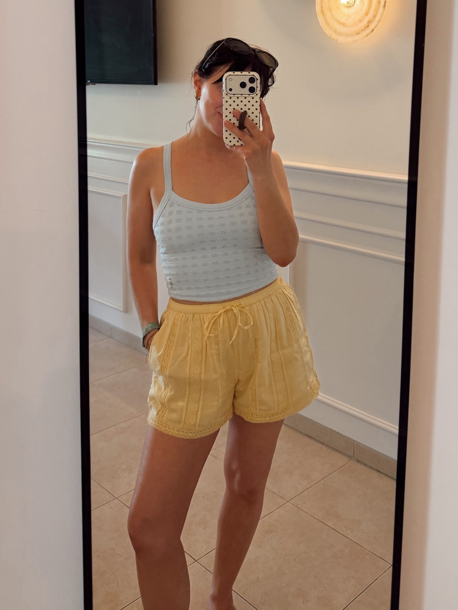 Summer lounge outfit - m/l top, s shorts! 

#LTKSeasonal #LTKPetite